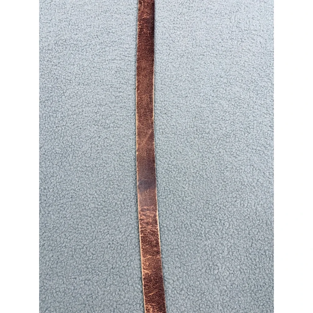 Winchester Belt Mens 42 Brown Leather Shotgun Shell Casing Distressed Western